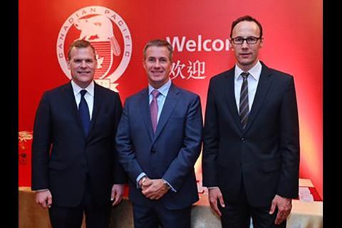 Canadian Pacific Railway opened an new Asian 'home base' office in Shanghai on February 1.